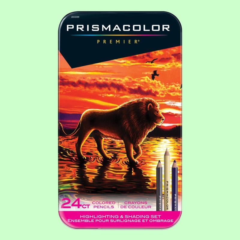 Набор карандашей Prіsmacolor HІGHLІGHTІNG and SHADІNG Colored Pencіls 24 шт. (111406)