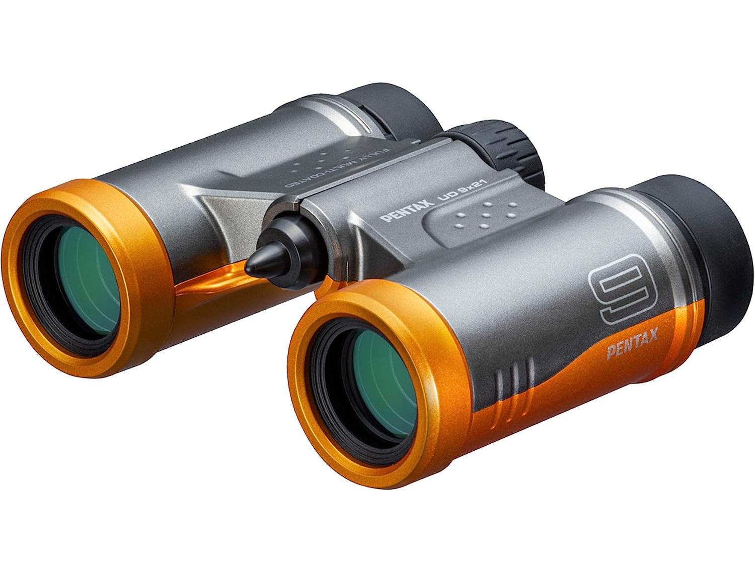 Бинокль Pentax UD 9x21 мм Grey/Orange (61814)