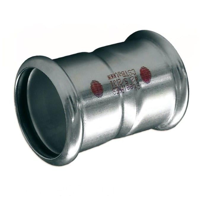 Пресс-муфта Raccorderie Metalliche Steelpres 15 мм оцинкованная, удлиненная (383015001) Пресс-муфта Raccorderie Metalliche Steelpres 15 мм оцинкованная, удлиненная (383015001)