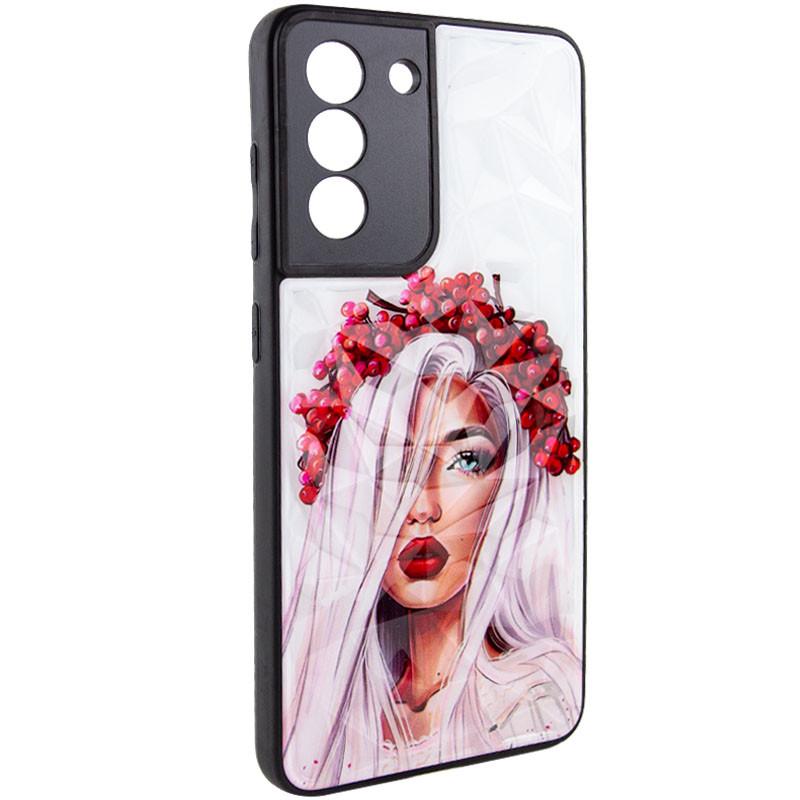 Противоударный TPU+PC чехол Prisma Ladies для Samsung Galaxy S22+ Ukrainian Girl