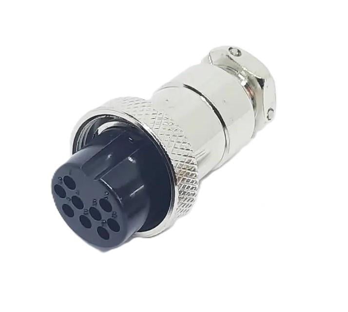 Разъем авиационный соединительный цилиндрический GX20-20M-9A 9 pin розетка (2902552497) Разъем авиационный соединительный цилиндрический GX20-20M-9A 9 pin розетка (2902552497)