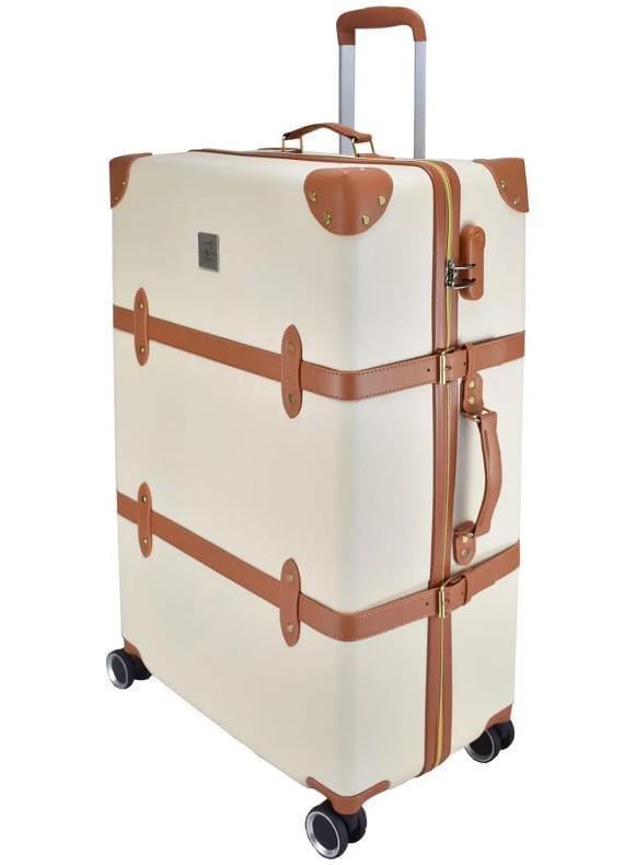 Чемодан SEMI LINE T5670-4 28" L Ecru/Brown (52978)