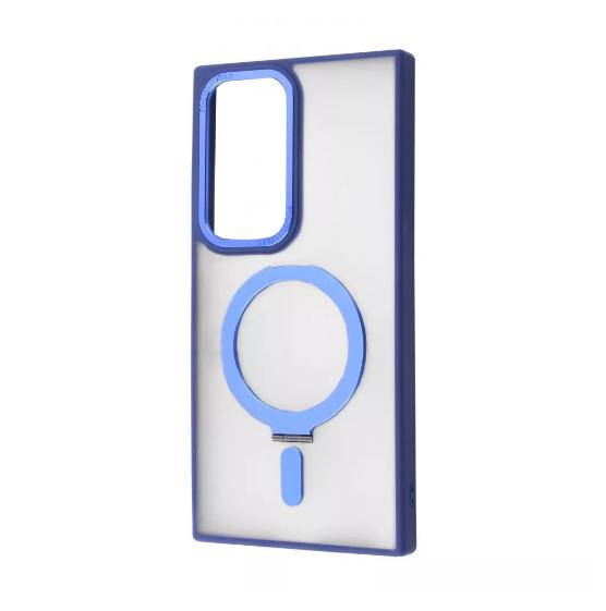 Чохол WAVE Premium Attraction Case з магнітним кільцем для Samsung Galaxy S24 Ultra, синій