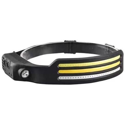 Фонарь BL-W689-LM-3COB налобный с сенсором 3COB светодиоды зарядка Type-C Черный (557524)