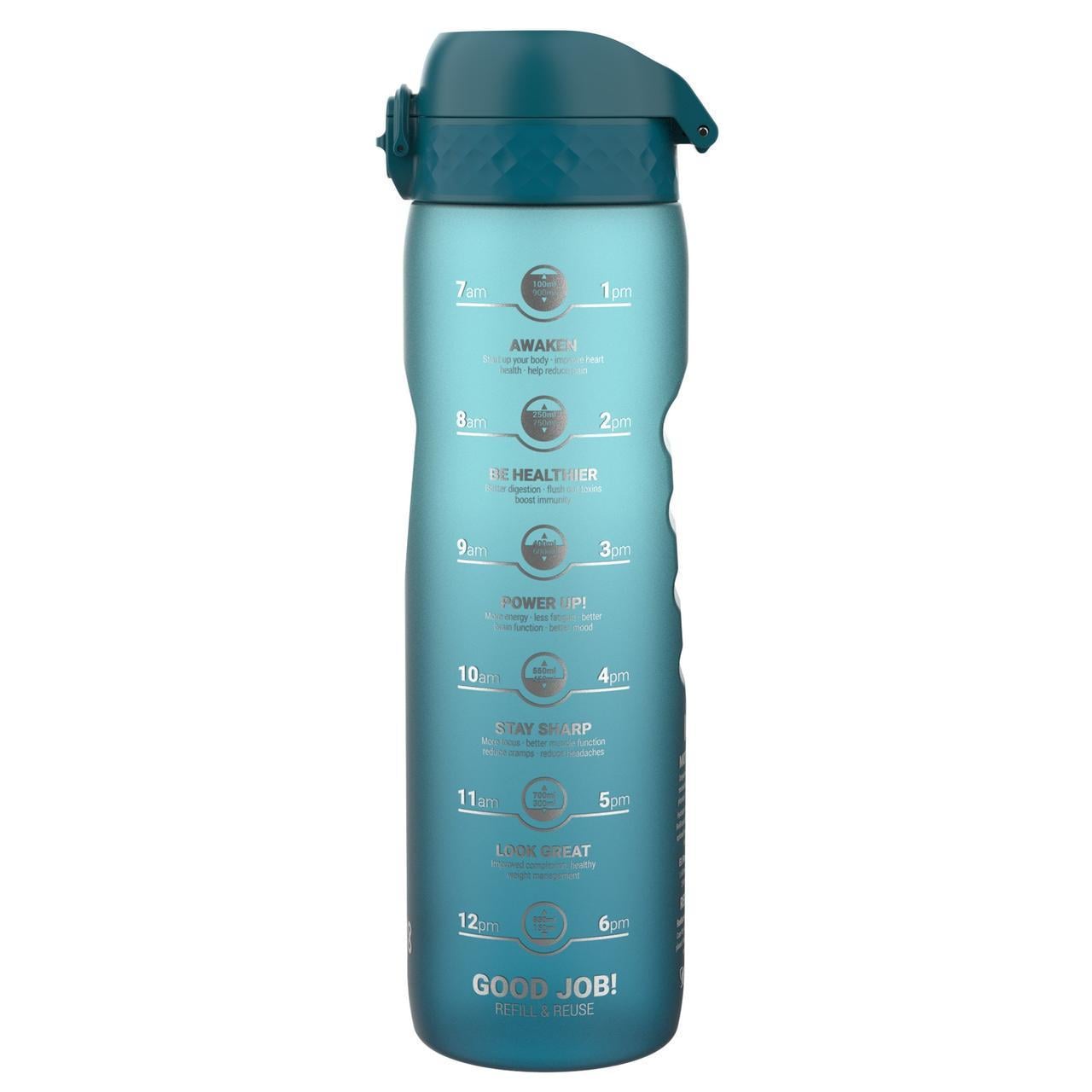 Пляшка ЕКО для води ION8 BPA Free Times To Drink BPA Free 1000 мл Teal & Blue (3019812348)