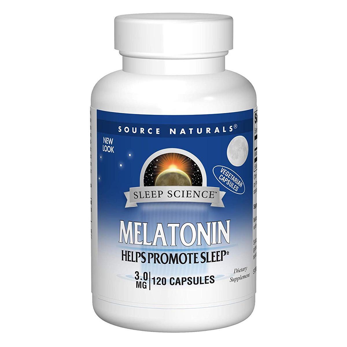 Мелатонин Source Naturals Sleep Science 3 мг 120 гелевых капсул