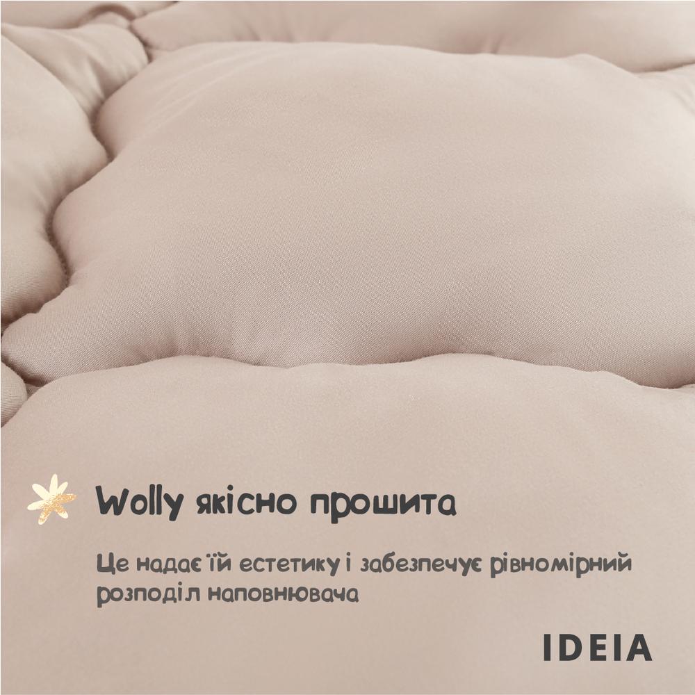 Ковдра вовняна IDEIA WOOLLY зимова тепла 140х210 см - фото 13