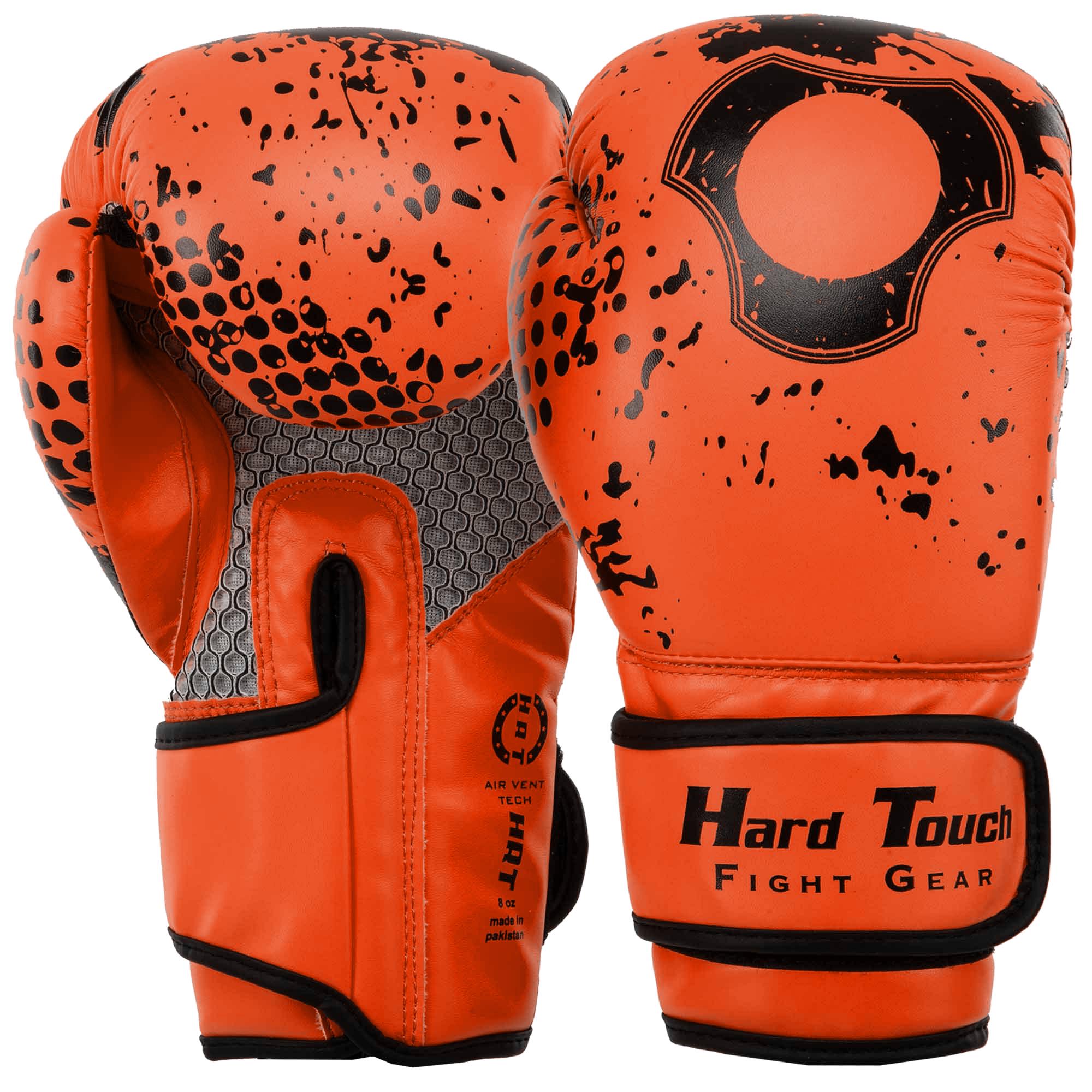 Перчатки боксерские детские Hard Touch BO-8468 2oz Оранжевый (BO-8468_Оранжевый_2_унции)