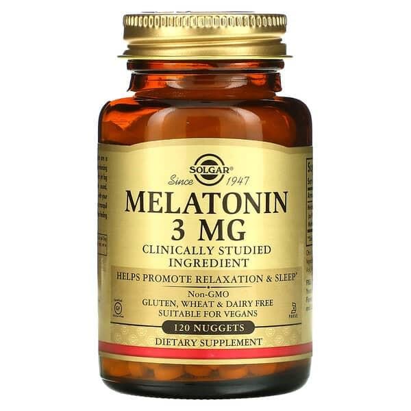 Мелатонін Solgar Melatonin 3 мг 120 жув. таб. (1271)