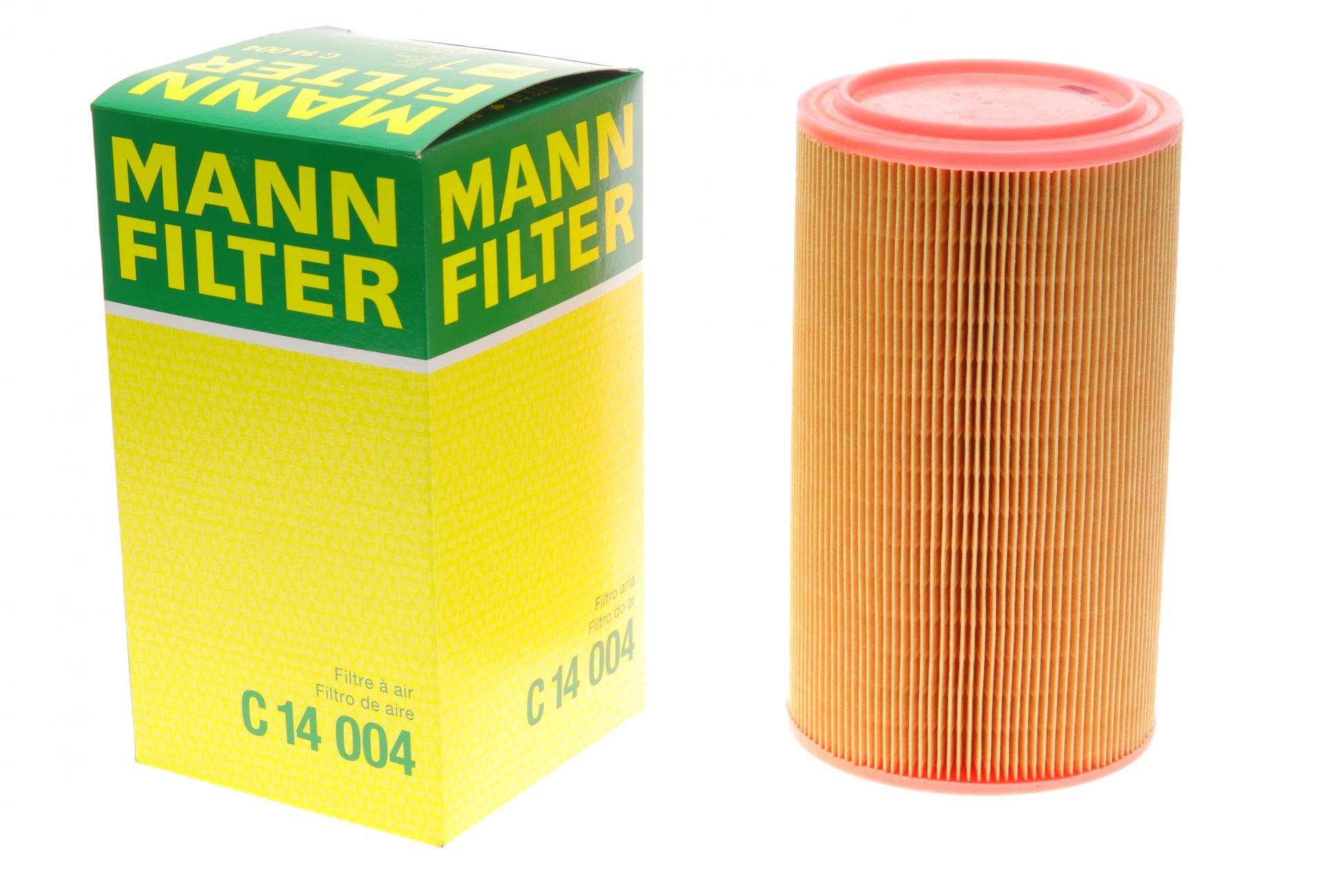Фильтр воздушный Mann-Filter для Fiat Bravo 1,4 Turbo T-Jet/1,6D-2,0D M-Jet 07-14/Chrysler Delta 1,6/2,0MJTD 11- (C 14 004)