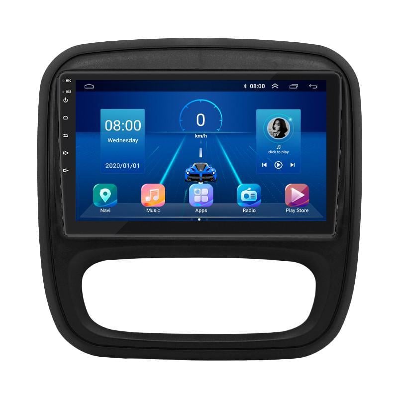 Автомагнитола штатная Lesko для Renault Trafic III рестайлинг 2021-н.в 9" 6/128Gb 4G Wi-Fi GPS Top MOB