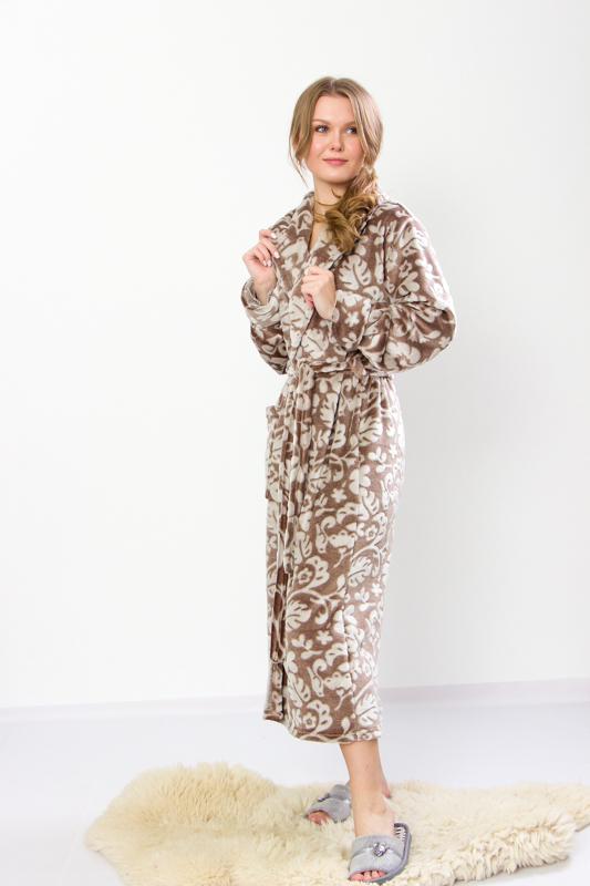 Халат женский Носи свое Узор р. 58 Капучино (p-52-62399)