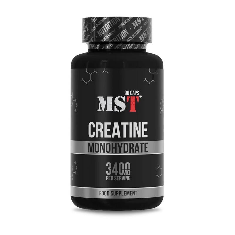 Креатин моногидрат мікронізований MST Creatine Monohydrate 90 капс.