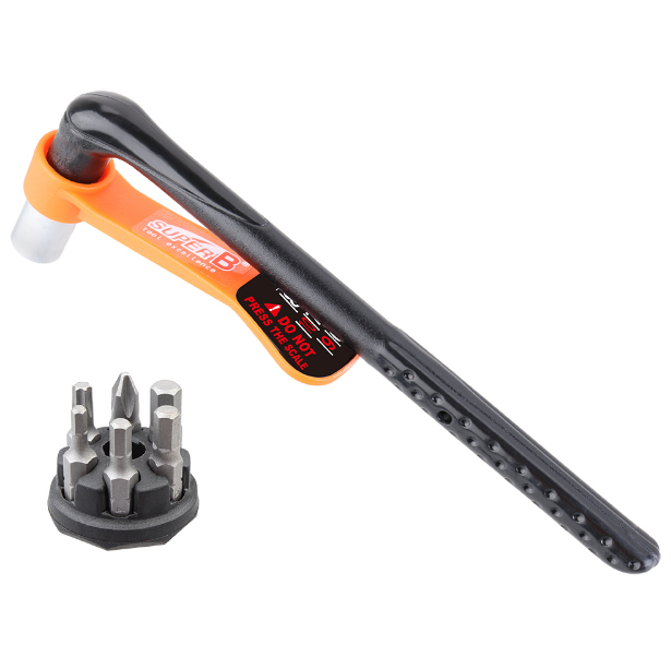 Ключ SuperB для затягивания болтов шестигранника 4,5,6мм torx 25 отвертка крестовая (TB-TW15)
