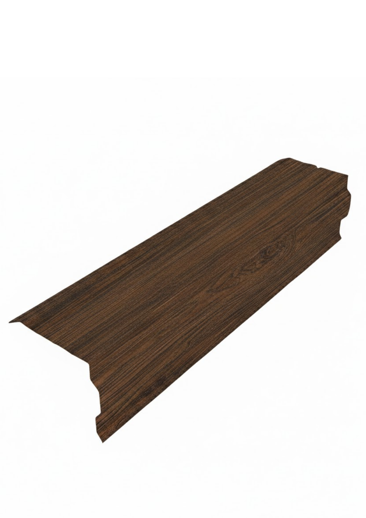 Планка торцевая усиленная SIMBUD KREP для крыши 2 м Темное дерево (31885923)