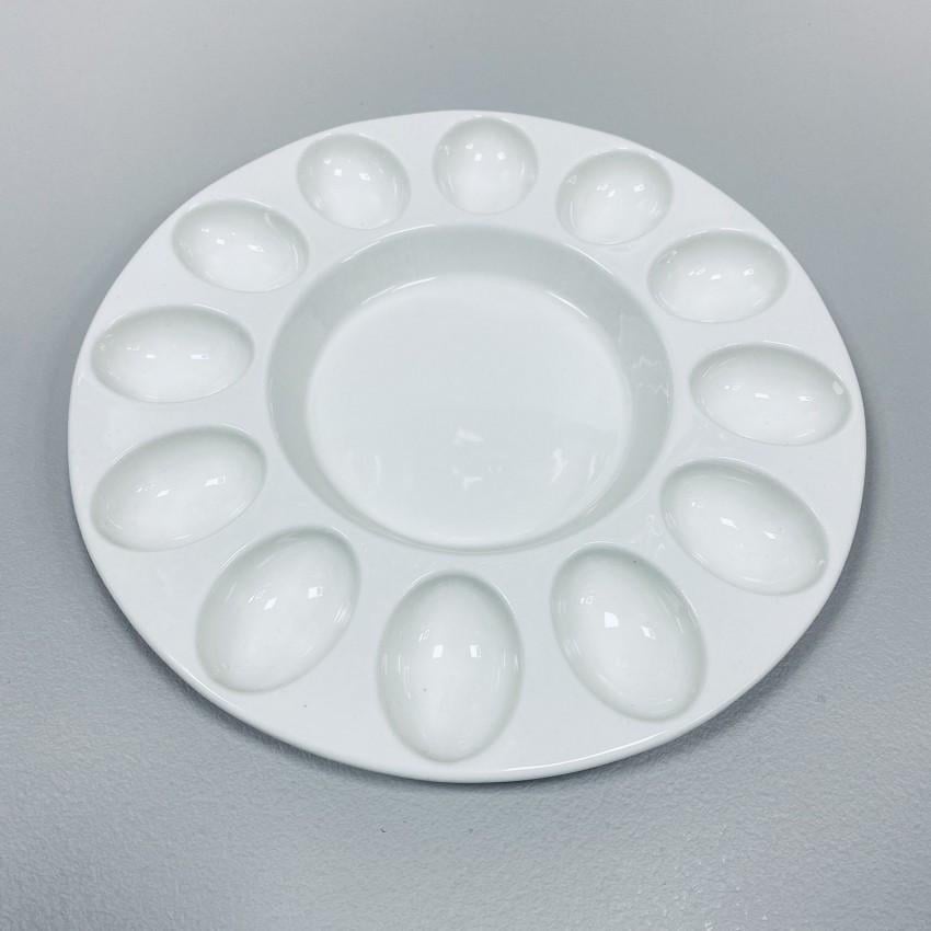Блюдо керамічне для яєць Stenson MC5083 26 см (2363488783)