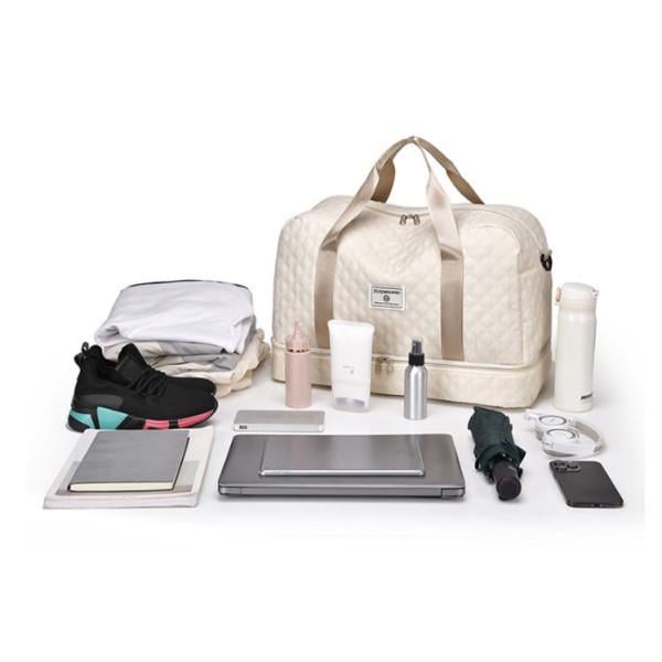 Дорожня сумка з відсіком для взуття ZuoManNi водонепроникна 50x25x30 см М'ятний (М2900331) - фото 7