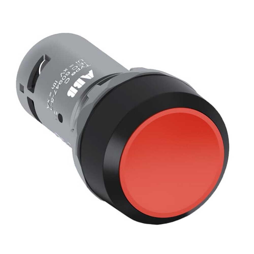 Кнопка плоска CP1-10R-01 без фіксації ABB Червоний (1SFA619100R1041)