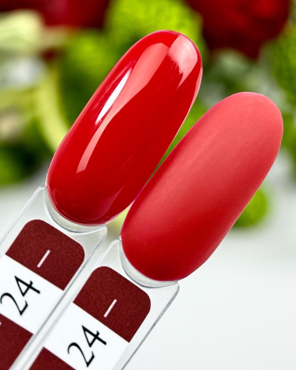 Гель-лак Crooz Gel Polish №24 8 мл Красный