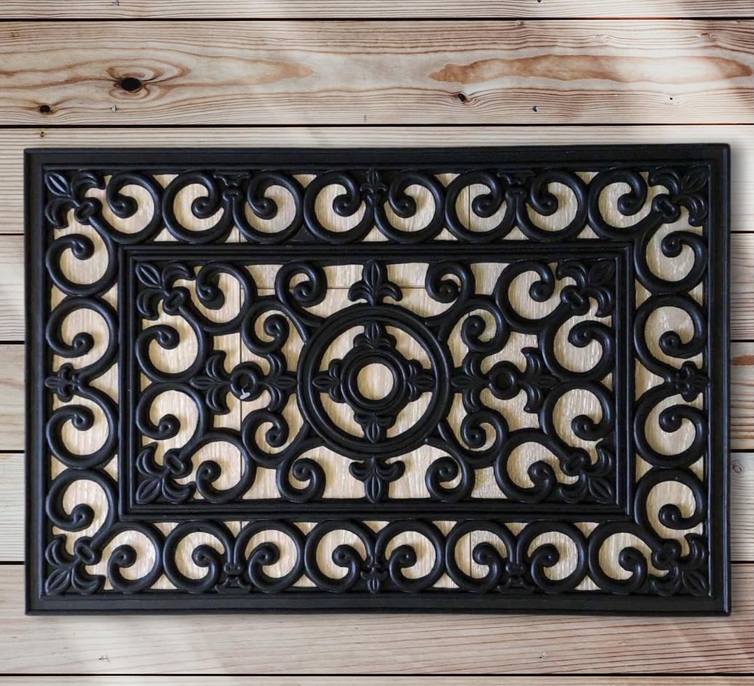 Коврик на порог Нант резиновый ажурный 400х600 мм