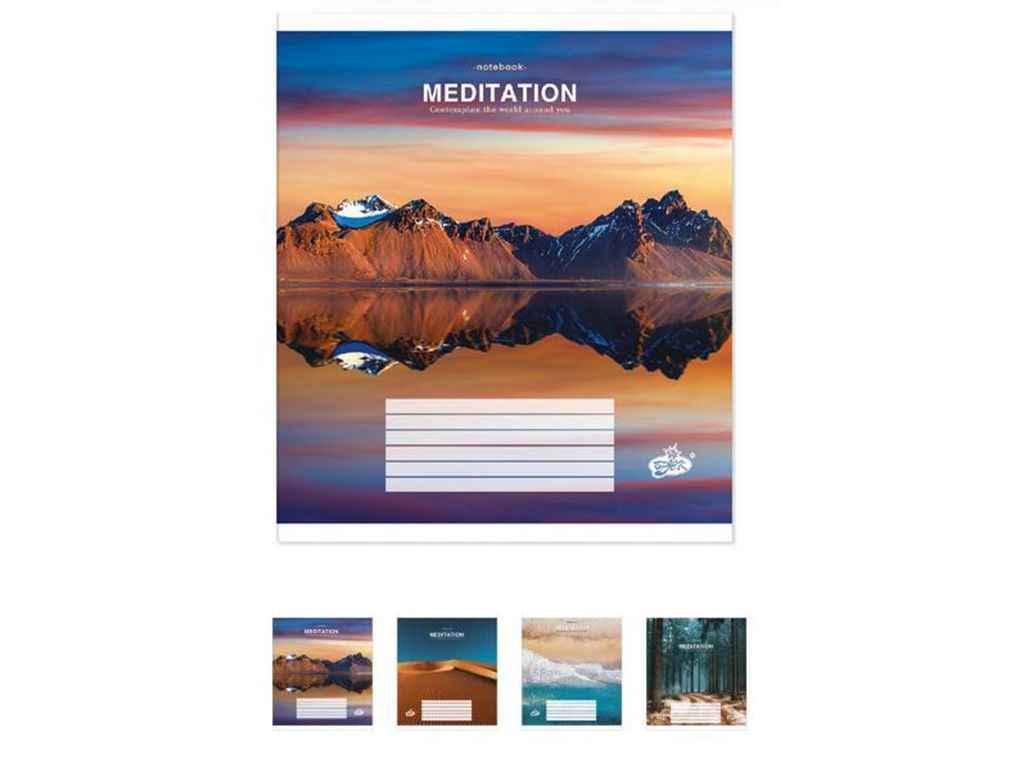 Тетрадь в линию Бріск 96 л. 10 шт. ТВ-17 №2323 Медитация (965549)