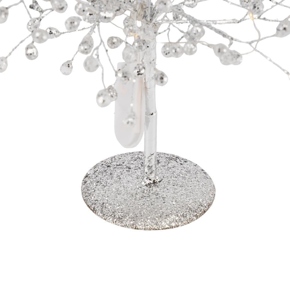 Дерево декоративное с подсветкой Серебренное сияние 59 см - фото 4 Дерево декоративное с подсветкой Серебренное сияние 59 см - фото 4