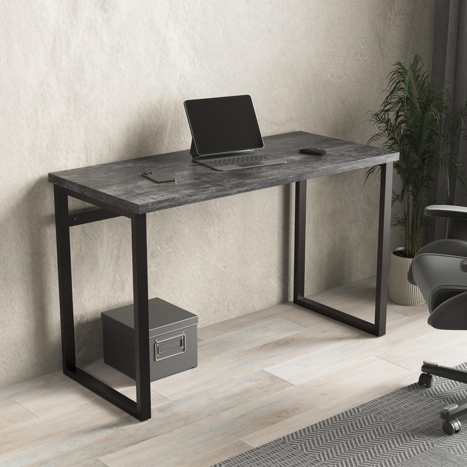 Письменный стол Moreli X-1 1200х755x550 мм Бетон темный