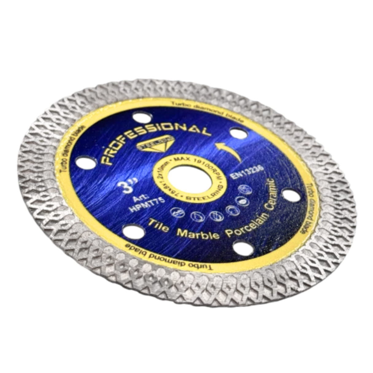 Алмазный диск STEELRING PROFESSIONAL 75х1,2 мм (HPMT75) - фото 3 Алмазный диск STEELRING PROFESSIONAL 75х1,2 мм (HPMT75) - фото 3