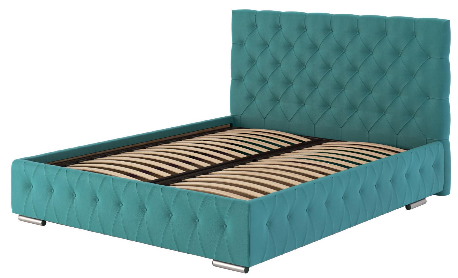 Ліжко Divotex Simple з підйомним механізмом 22 Арабель 180х200 см Turquoise (10199506) - фото 1