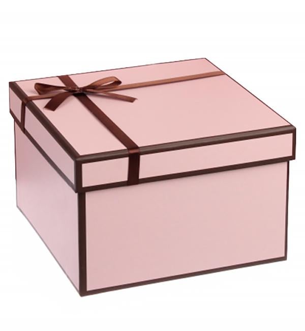 Подарочная коробка Charleston 21x21x13 см Розовый