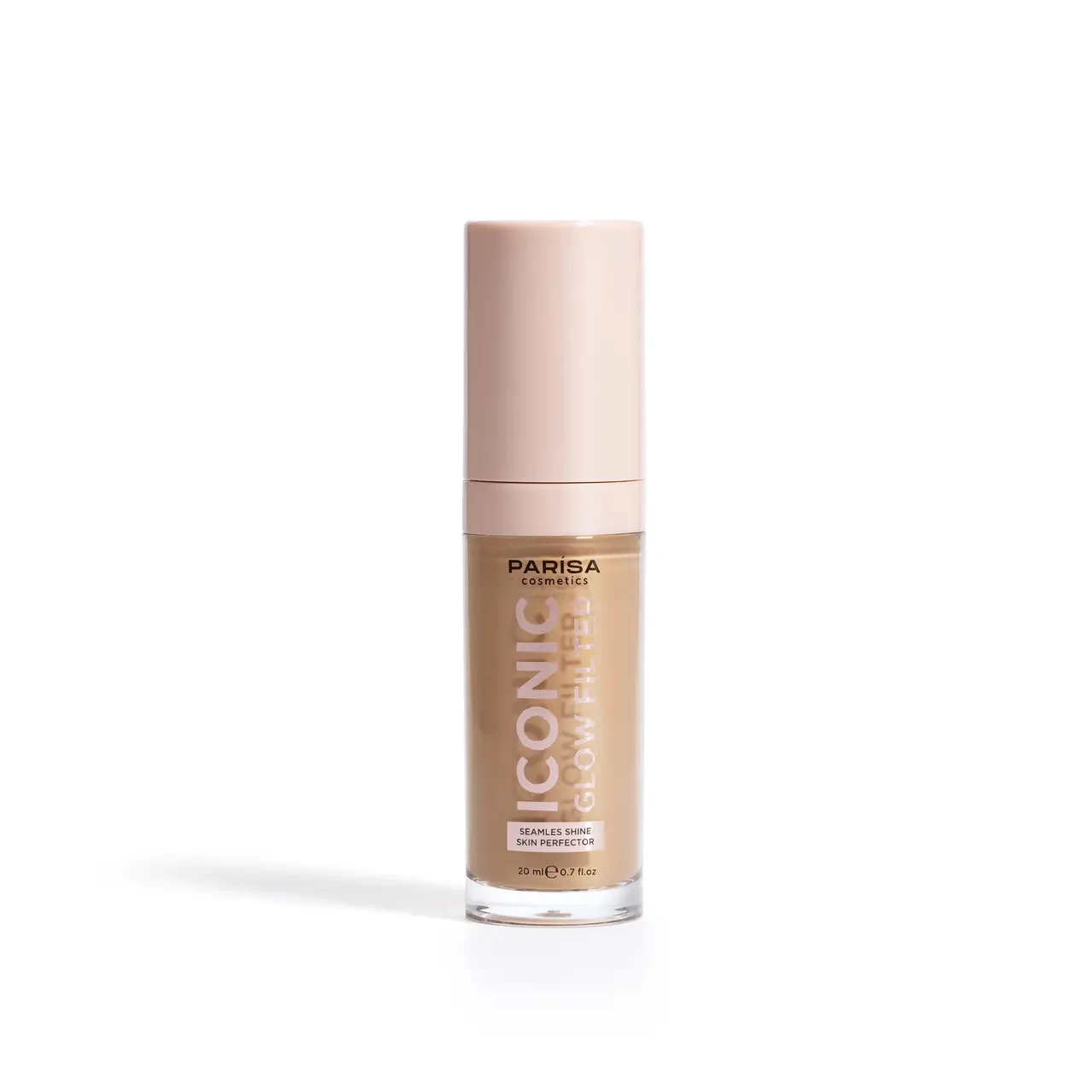 Тональна основа-флюїд з ефектом сяйва PARISA COSMETICS Iconic Glow Filter GFP2406 тон 606 Golden Medium - фото 1 Тональна основа-флюїд з ефектом сяйва PARISA COSMETICS Iconic Glow Filter GFP2406 тон 606 Golden Medium - фото 1