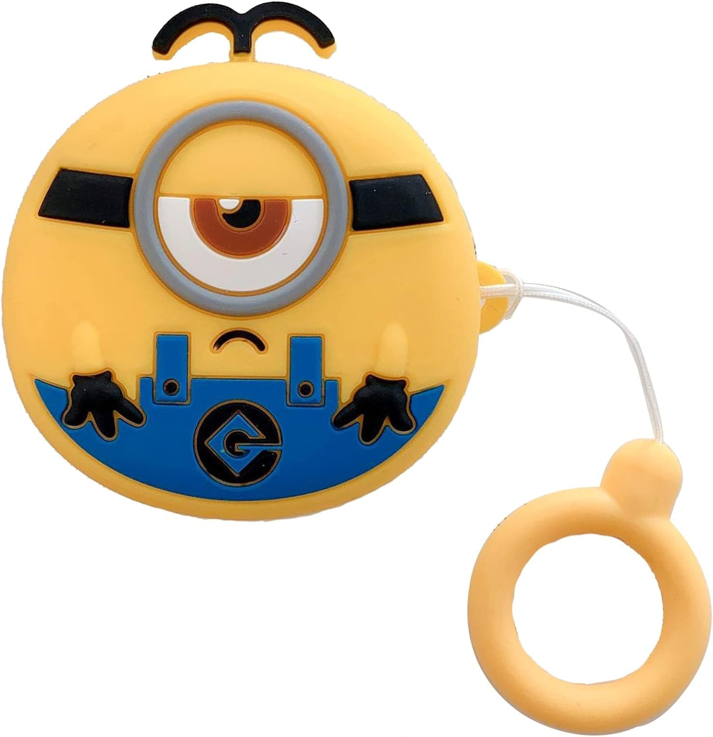 Чехол для наушников силиконовый Alitek Миньон для Samsung Galaxy Buds 2 Pro/2/Pro/Live с кольцом (24973133)