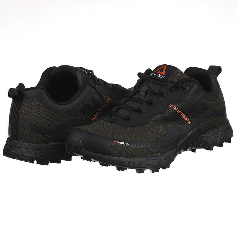 Кроссовки мужские Yike A5268-5 комбинированный р. 43 Хаки (03279)