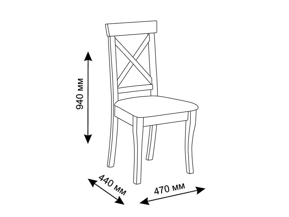 Стілець дерев'яний Сканді Горіх темний - фото 7 Стілець дерев'яний Сканді Горіх темний - фото 7