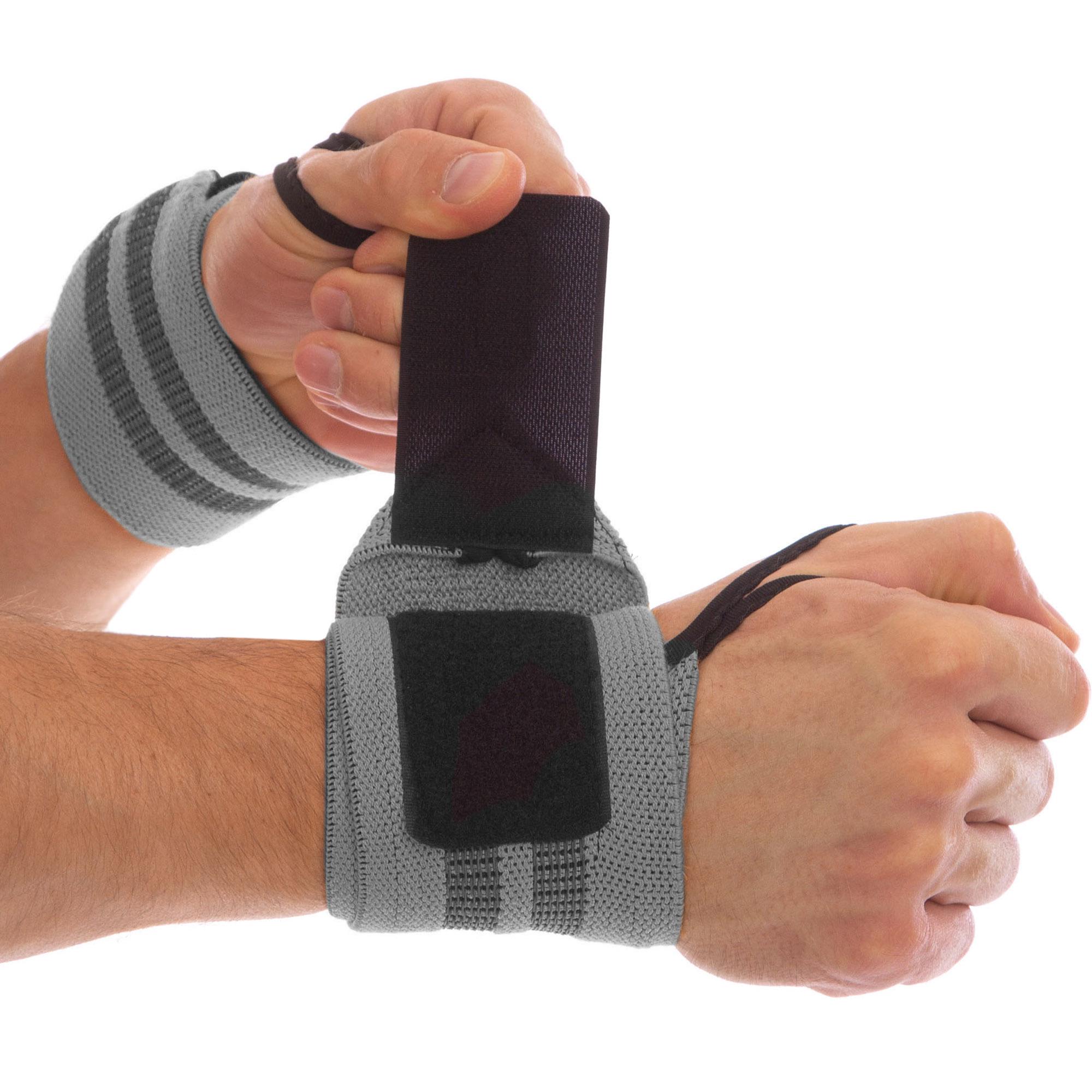 Бинты кистовые для жима MUTE STRENGTH WRIST WRAPS MT-9188-3 2 шт. Серый - фото 1 Бинты кистовые для жима MUTE STRENGTH WRIST WRAPS MT-9188-3 2 шт. Серый - фото 1