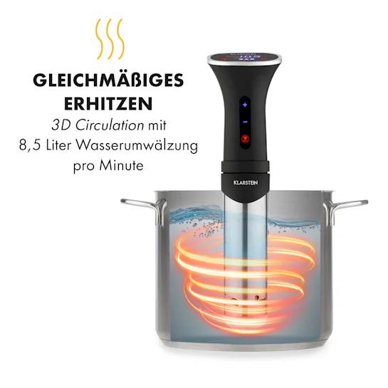 Су-від Klarstein Quickstick Smart Sous Vide Cooker Pump 3D Circulation 20-95 °C - фото 5