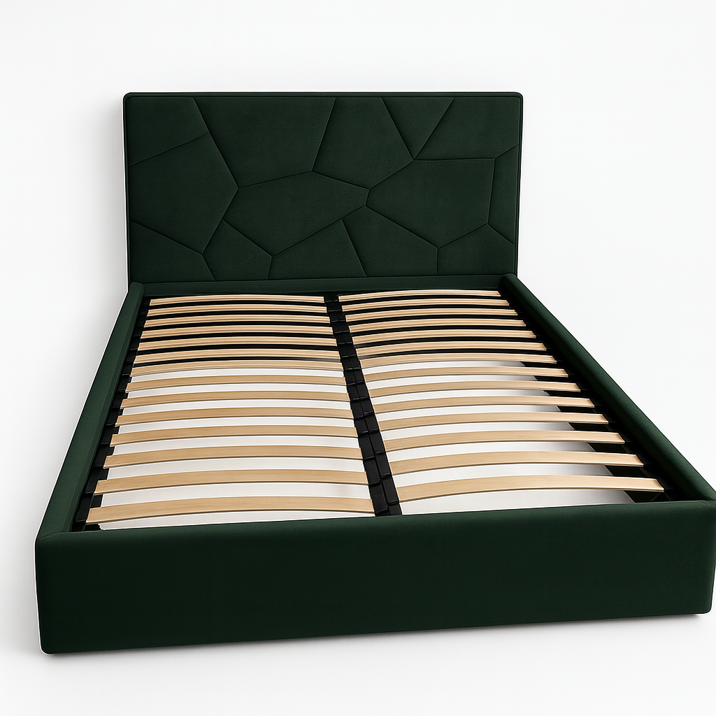 Кровать Морган с подъемным механизмом 160х200 см Allure Dark Green