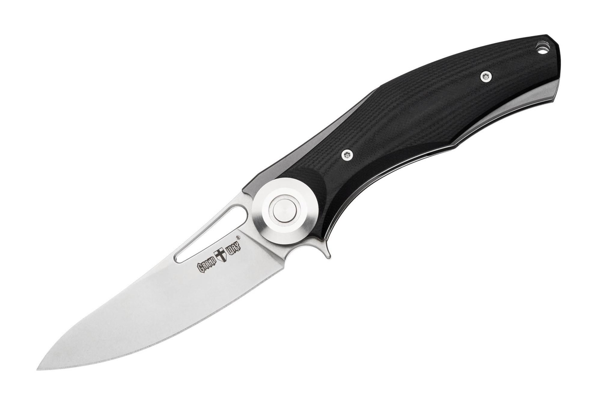 Нож складаний Grand Way SG 095 на подшипнике с клинком из стали D2 Black (SG095)
