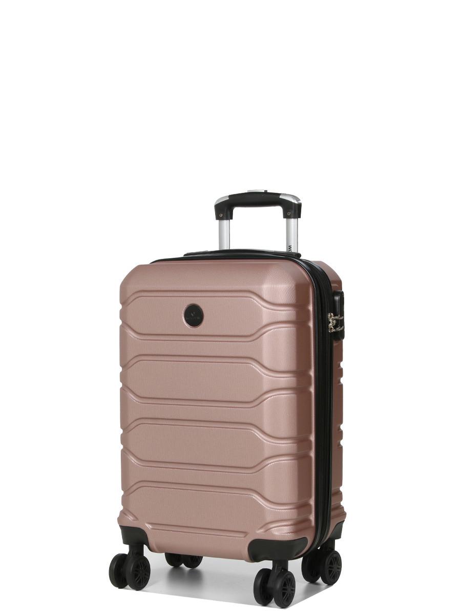 Чемодан Airtex 613 дорожный малый под ручную кладь поликарбонат 41 л 53x36x21 см Шампань