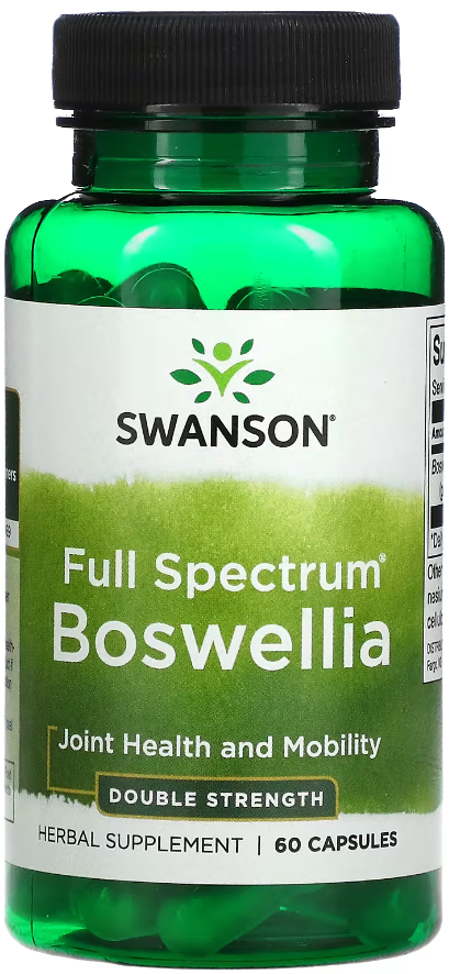 Комплекс Босвеллия полного спектра Двойной силы действия Swanson Boswellia Full Spectrum 800 мг 60 капсул Комплекс Босвеллия полного спектра Двойной силы действия Swanson Boswellia Full Spectrum 800 мг 60 капсул