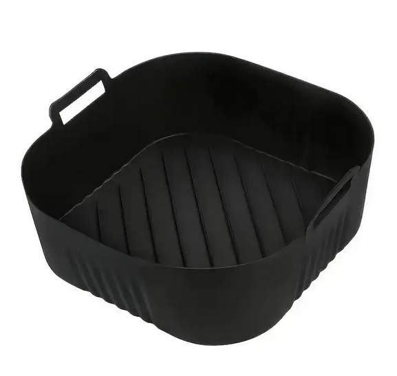 Форма силиконовая квадратная 20,5 см Черная (UK-4820B)