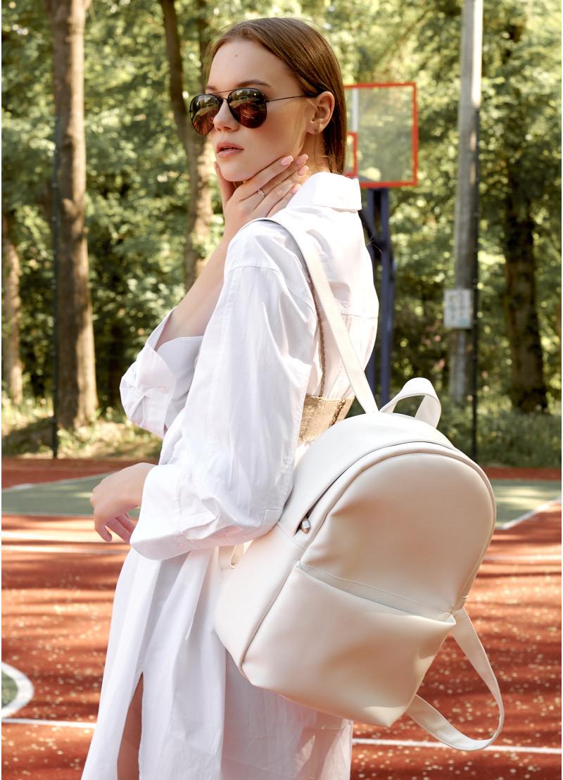 Рюкзак жіночий міський Sambag класичний Білий (6270251235)