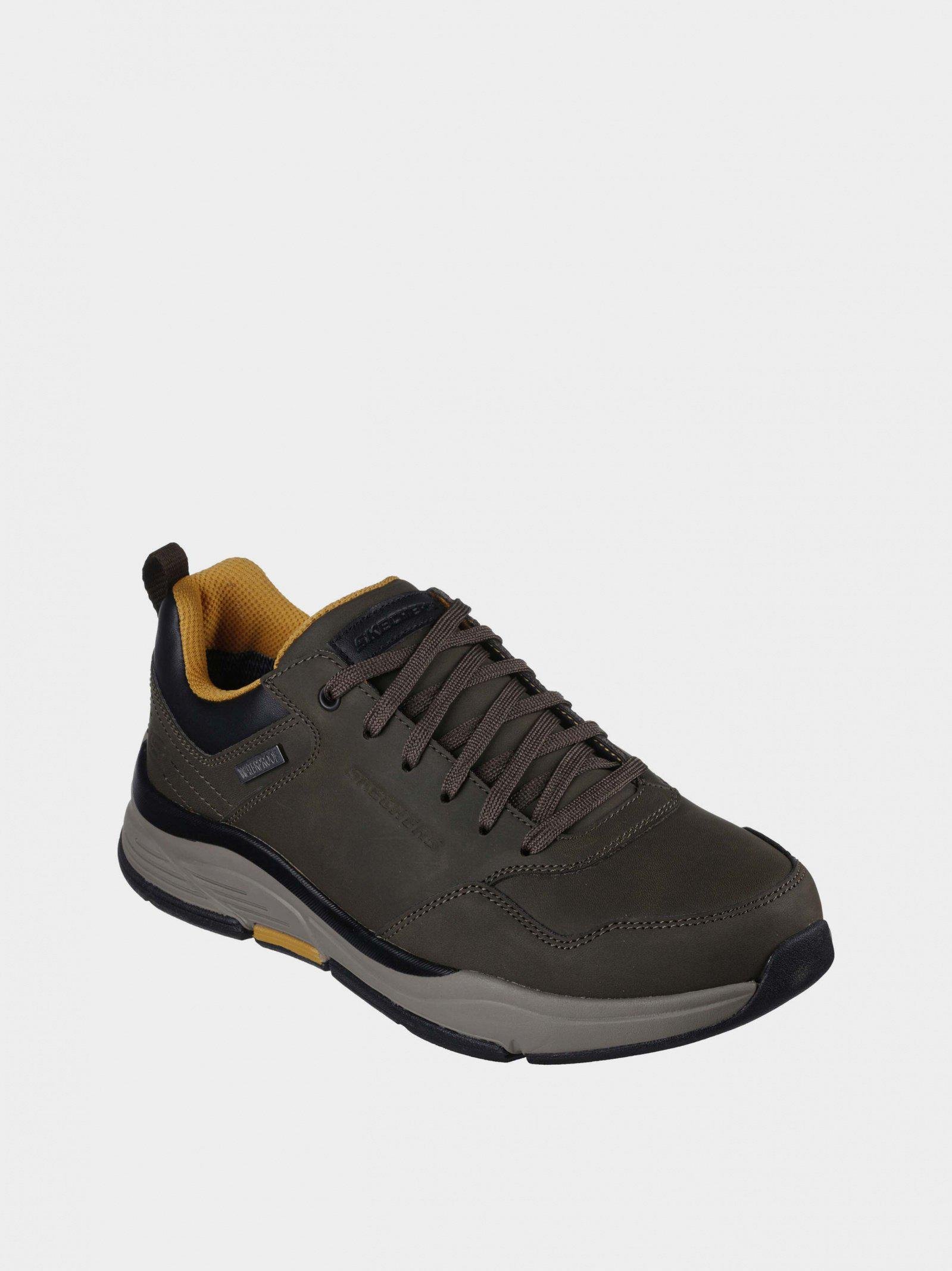 Кросовки Skechers Relaxed Fit: Benago-Hombre р. 45 Оливковый (SPU210021 OLV 45)