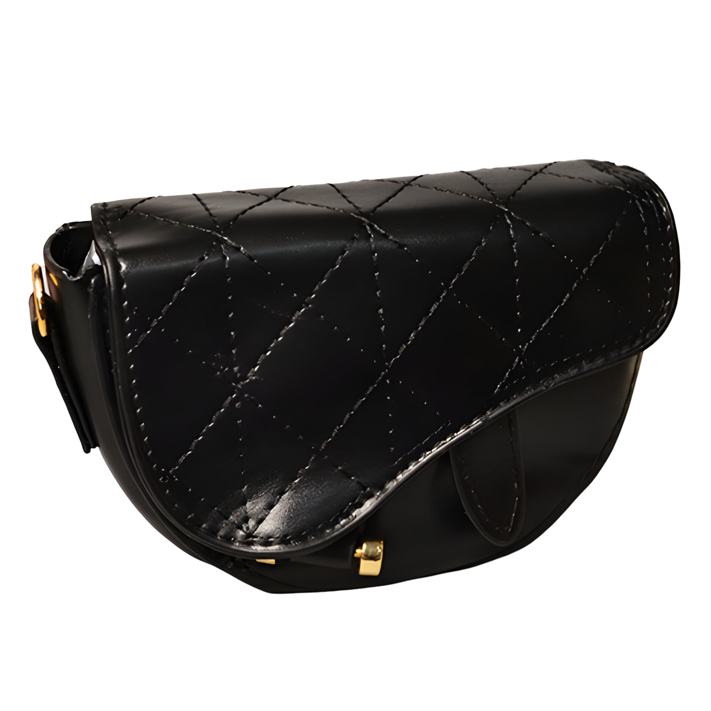 Детская сумка из экокожи 16х11х5 см Черный (24-328) - фото 1