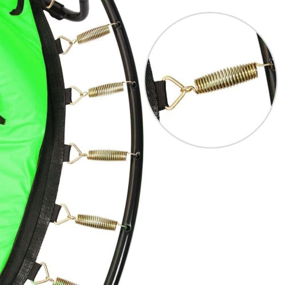 Батут детский Atleto с защитной сеткой на металлических опорах 140 см Зеленый (132-76-21000162) - фото 9 Батут детский Atleto с защитной сеткой на металлических опорах 140 см Зеленый (132-76-21000162) - фото 9