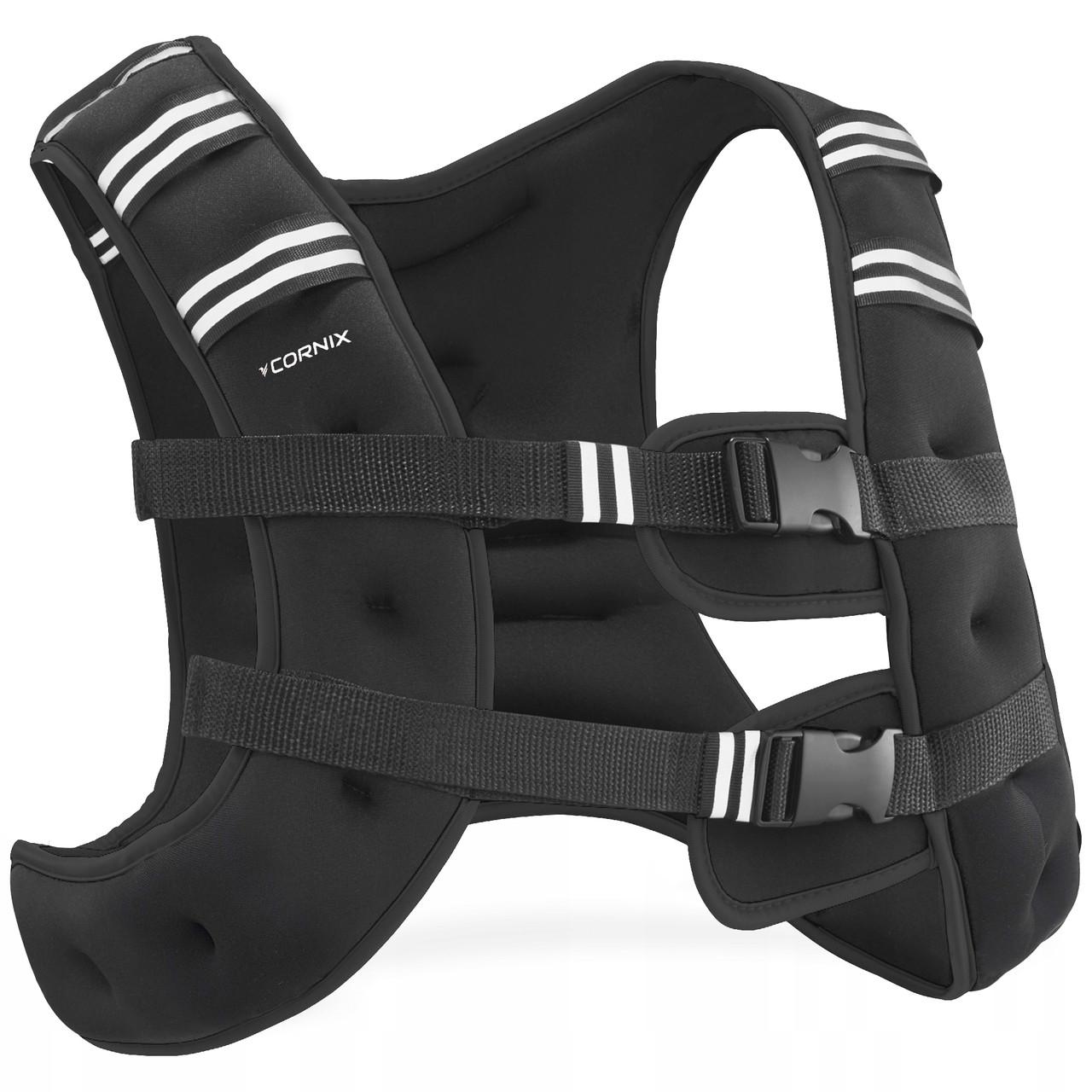 Жилет-обважнювач для тренувань Cornix Weight Vest XR-0343 5 кг Black (2375572293) - фото 4 Жилет-обважнювач для тренувань Cornix Weight Vest XR-0343 5 кг Black (2375572293) - фото 4