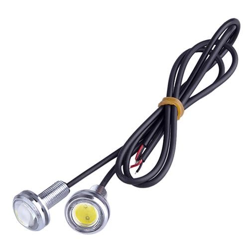 Болты для крепления номера с подсветкой 23-COB 12V хромированные 2 шт. White (AG-60340)