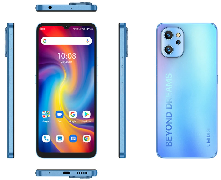 Смартфон Umidigi A13 Pro 6/128 Гб Global Galaxy Blue - фото 2