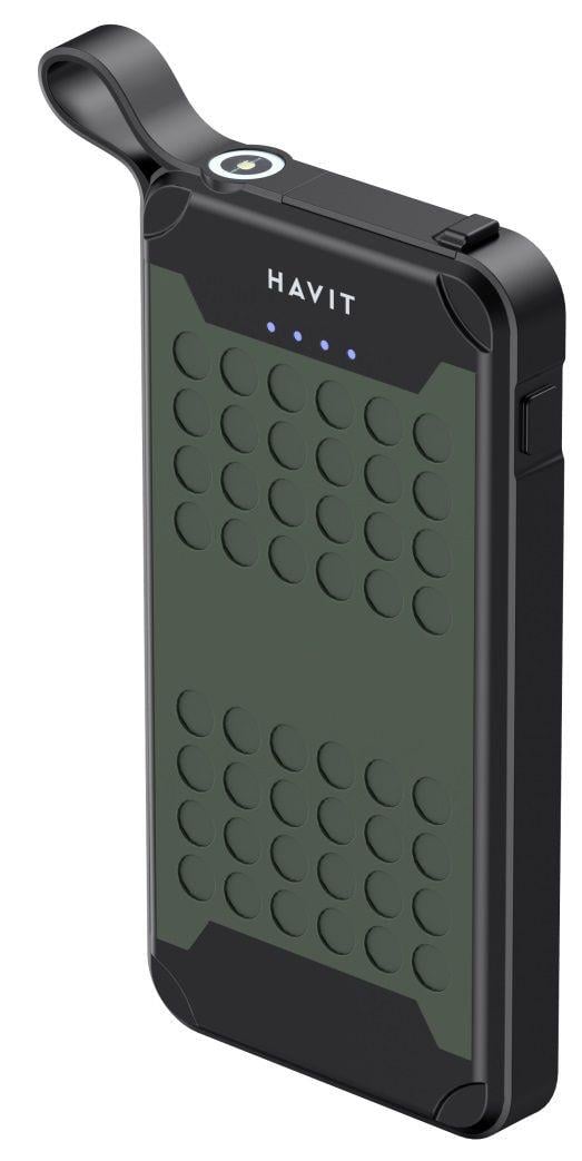 Повербанк Havit HV-FS214 Waterproof IP67 10000 mAh Green