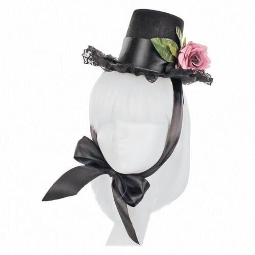 Шляпка Готическая Лолита Seta Decor 19-855LL